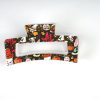 Neon Spooky Pumpkin Rectangle Hair Claws, Cute Halloween Resin Hair Accessories