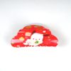 Fluffy Cloud Bright Red Christmas Hair Claws, Cute Resin Hair Accessories for Holiday Fits