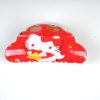 Fluffy Cloud Bright Red Christmas Hair Claws, Cute Resin Hair Accessories for Holiday Fits