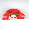 Fluffy Cloud Bright Red Christmas Hair Claws, Cute Resin Hair Accessories for Holiday Fits