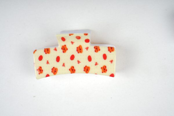 Cute Capybara Print Rectangle Hair Claw Set, Colorful Resin Hair Accessories for Women
