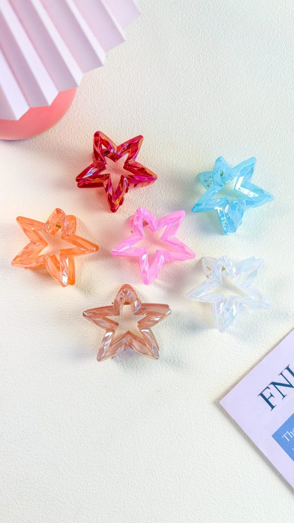 Hollow Sparkling Star Hair Claw