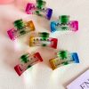 Bright Acrylic Square Hair Claw