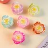3D Shimmer Rose Hair Claw