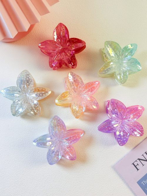 Iridescent Bubble Lily Hair Claw