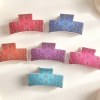 Boho Paisley Printed Hair Claw Clips
