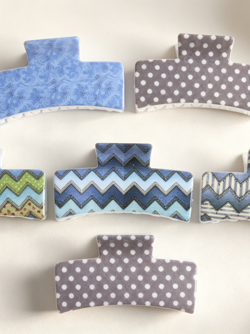 Vintage Pattern Mix & Match Hair Claws