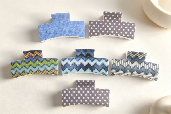 Vintage Pattern Mix & Match Hair Claws