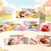Pastel Cartoon Print Arc Hair Claw Clips
