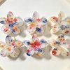 Watercolor Blossom Plumeria Hair Claws