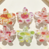 Fresh Fruit Plaid Flower Hair Claw Clips