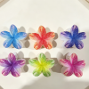 Hand Drawn Texture Plumeria Hair Claws