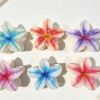 Ombre Tropical Plumeria Flower Hair Claws