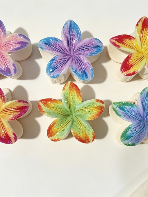 Artistic Vein Tropical Flower Hair Claws