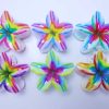 Rainbow Gradient Plumeria Flower Hair Claws