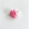 Gradient Frosted Double Heart Hair Clip