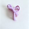Morandi-colored bow hair clip