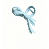 Morandi-colored bow hair clip