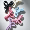 Morandi-colored bow hair clip