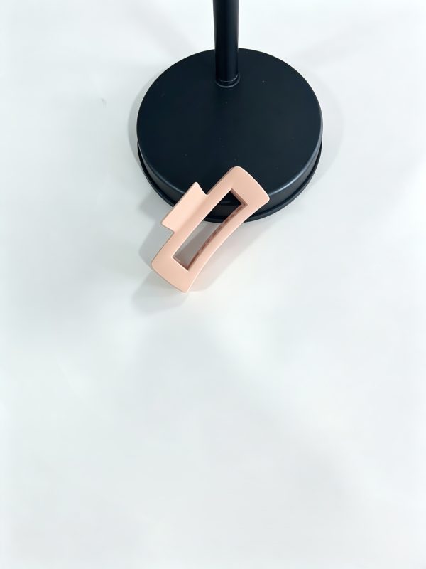 Neutral Color Square Women's Hair Clip