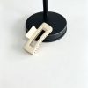 Neutral Color Square Women's Hair Clip