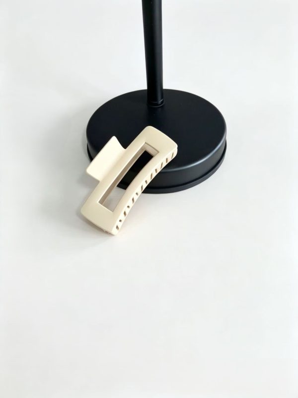 Neutral Color Square Women's Hair Clip