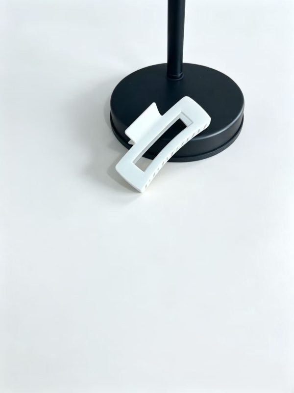 Neutral Color Square Women's Hair Clip