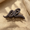 Large Matte S-Shaped Claw Clip