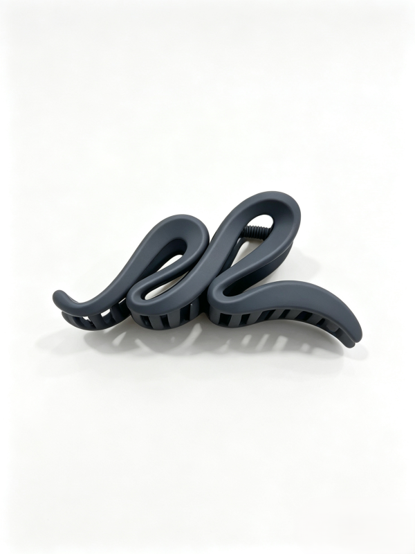 Large Matte S-Shaped Claw Clip
