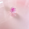 Transparent Crystal Rose Hair Clips