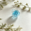 Transparent Crystal Rose Hair Clips
