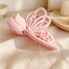 Matte Tulip Butterfly Hair Clip, Large Non-Slip Hair Clip for Thick Hair