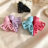 Matte Tulip Butterfly Hair Clip, Large Non-Slip Hair Clip for Thick Hair