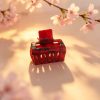 Retro sugar cube-shaped non-slip small hair clip