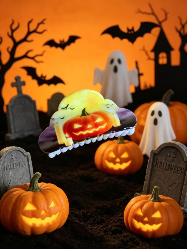 Halloween Cloud Shaped Hair Clips