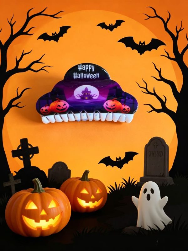 Halloween Cloud Shaped Hair Clips
