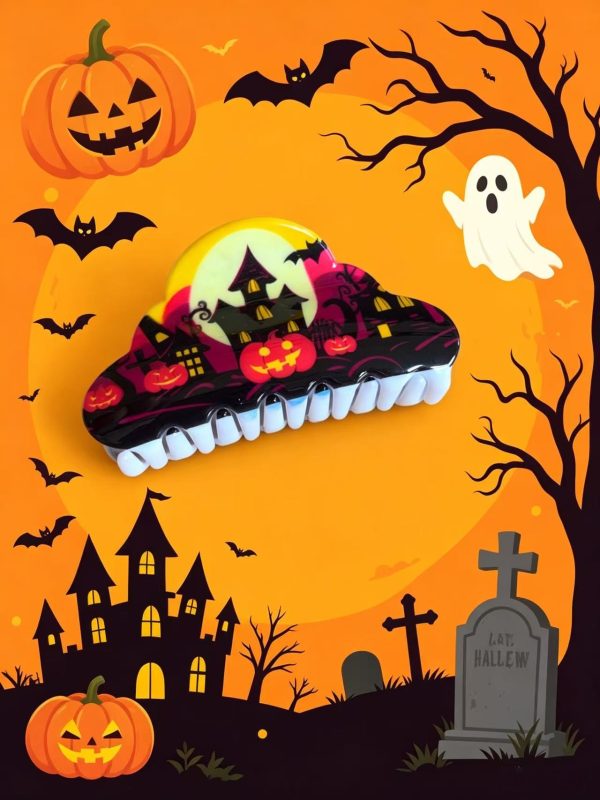 Halloween Cloud Shaped Hair Clips