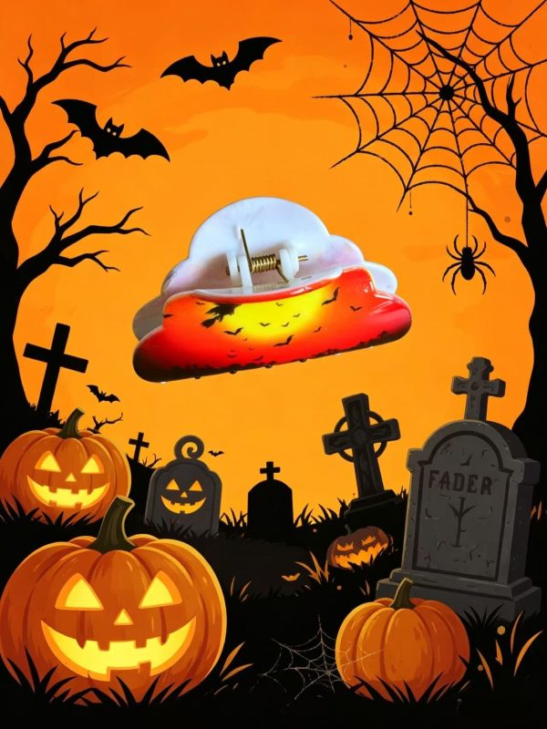 Halloween Cloud Shaped Hair Clips