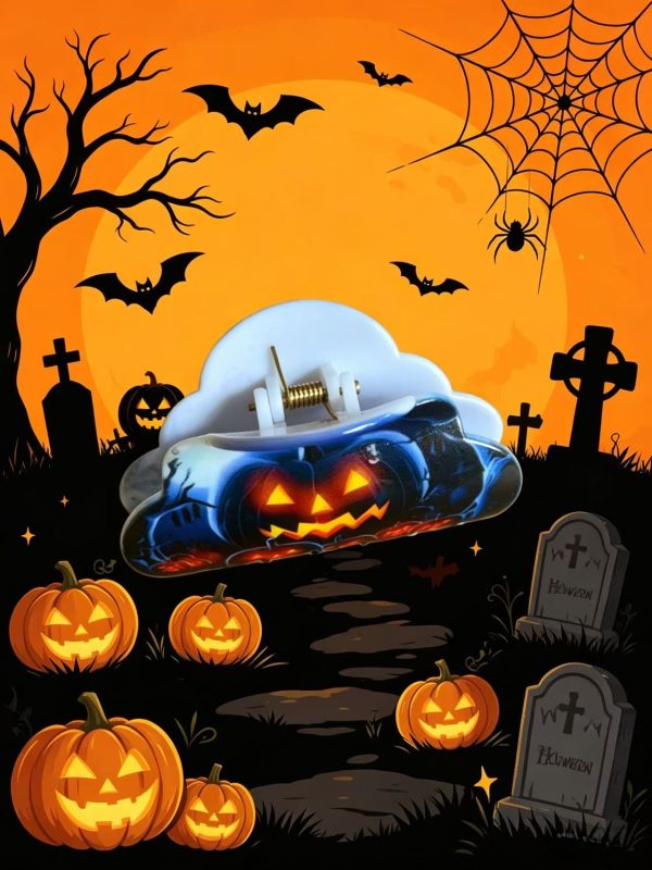 Halloween Cloud Shaped Hair Clips