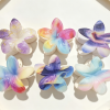 Marble Tie Dye Plumeria Hair Claws