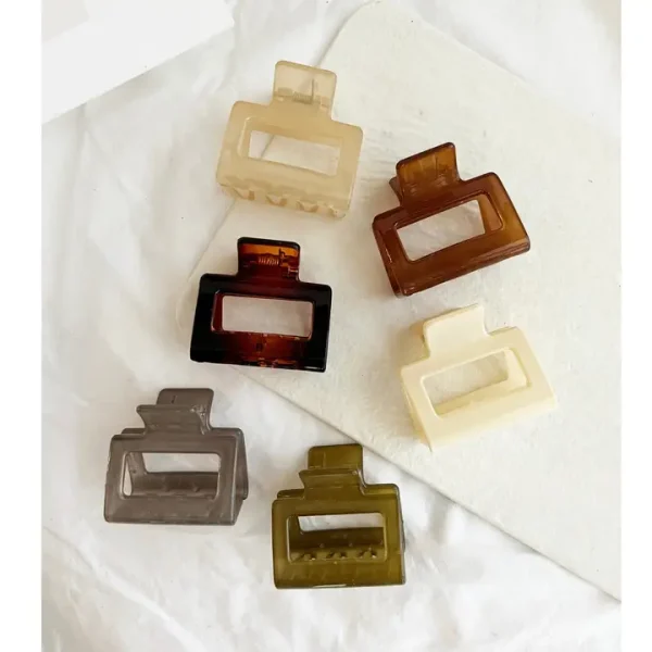 2-Inch Jelly Hair Clips - Camila Jelly