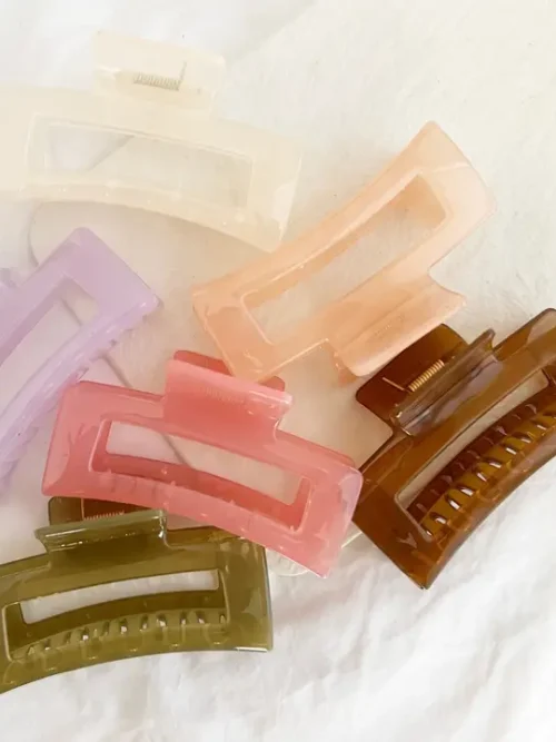 Jumbo 4-Inch Jelly Hair Clips - Betty Jelly