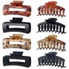 Rectangular & Curved Hair Claw Clips