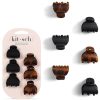 Mini Matte & Tortoiseshell Recycled Plastic Claw Clips