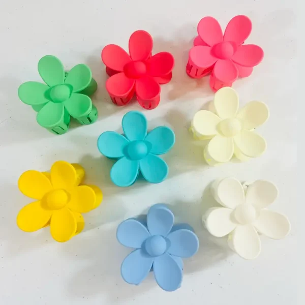 Flower Claw Clip, 3” Flower Hair Clip