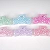 Pastel Daisy Print Rectangle Hair Claw Clips