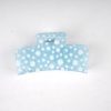 Pastel Daisy Print Rectangle Hair Claw Clips