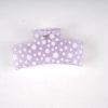 Pastel Daisy Print Rectangle Hair Claw Clips