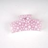 Pastel Daisy Print Rectangle Hair Claw Clips