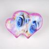 Vintage Rose Print Cloud-Shaped Hair Claws